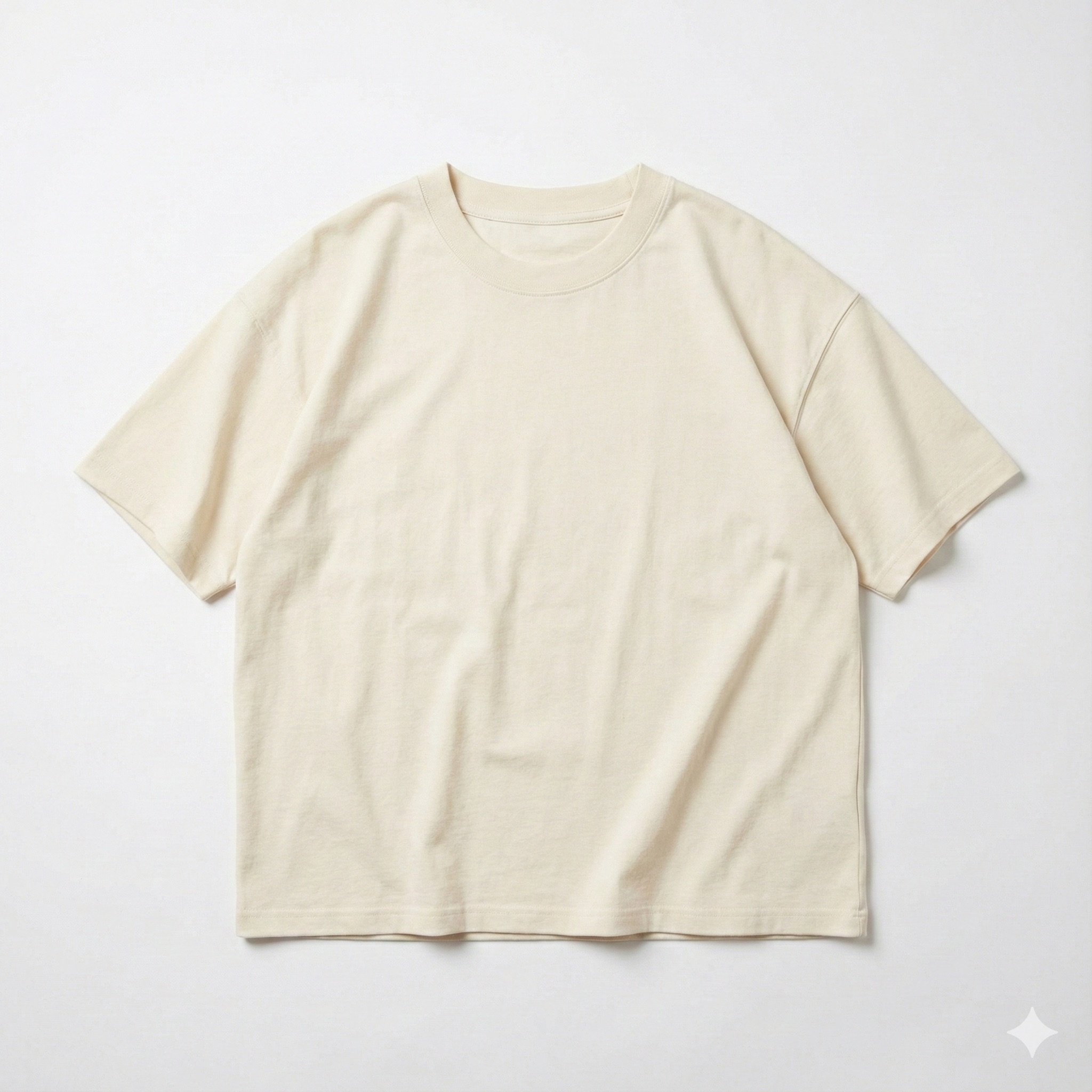 Crema Oversize Camiseta