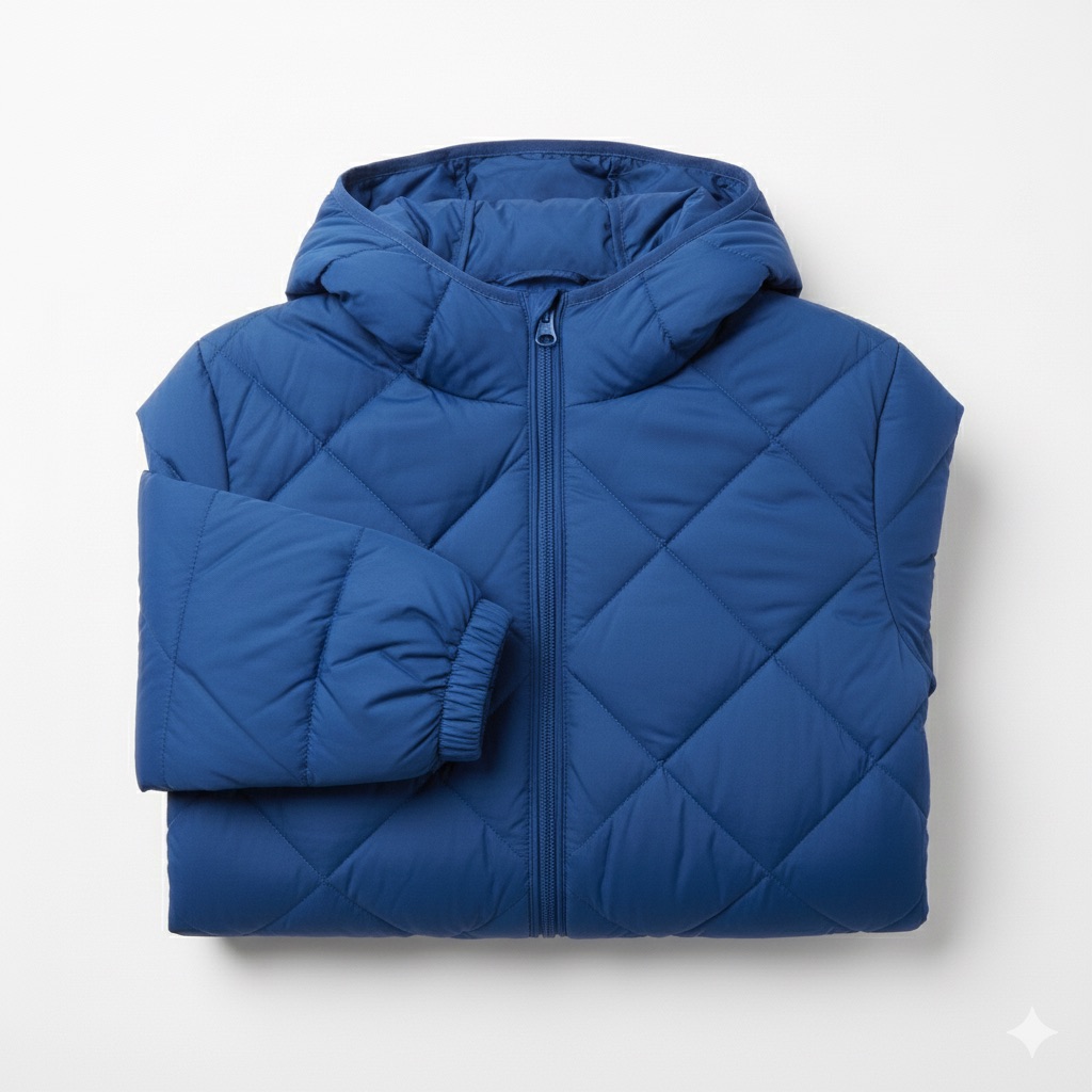 Azul Básico Chaqueta