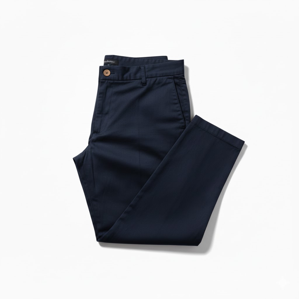 Navy Suave Pantalón