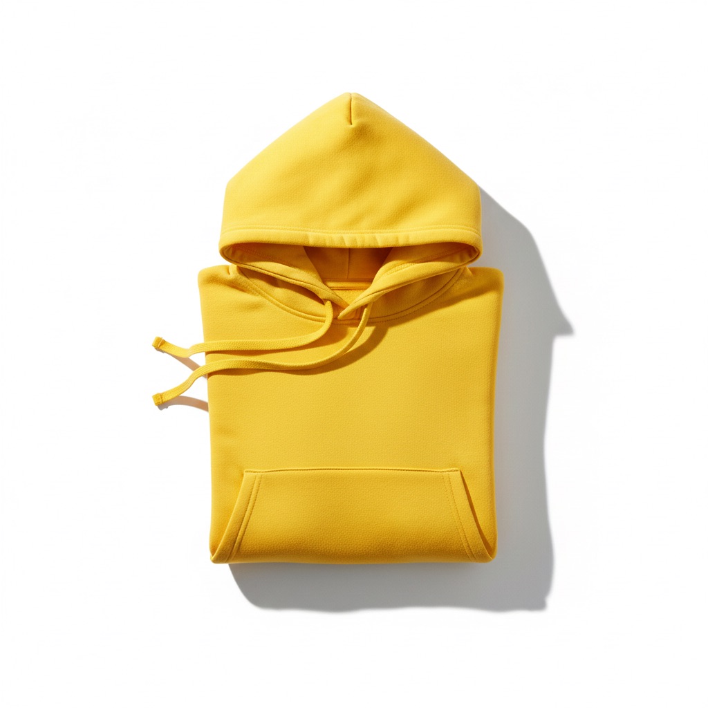 Amarillo Capucha Sudadera