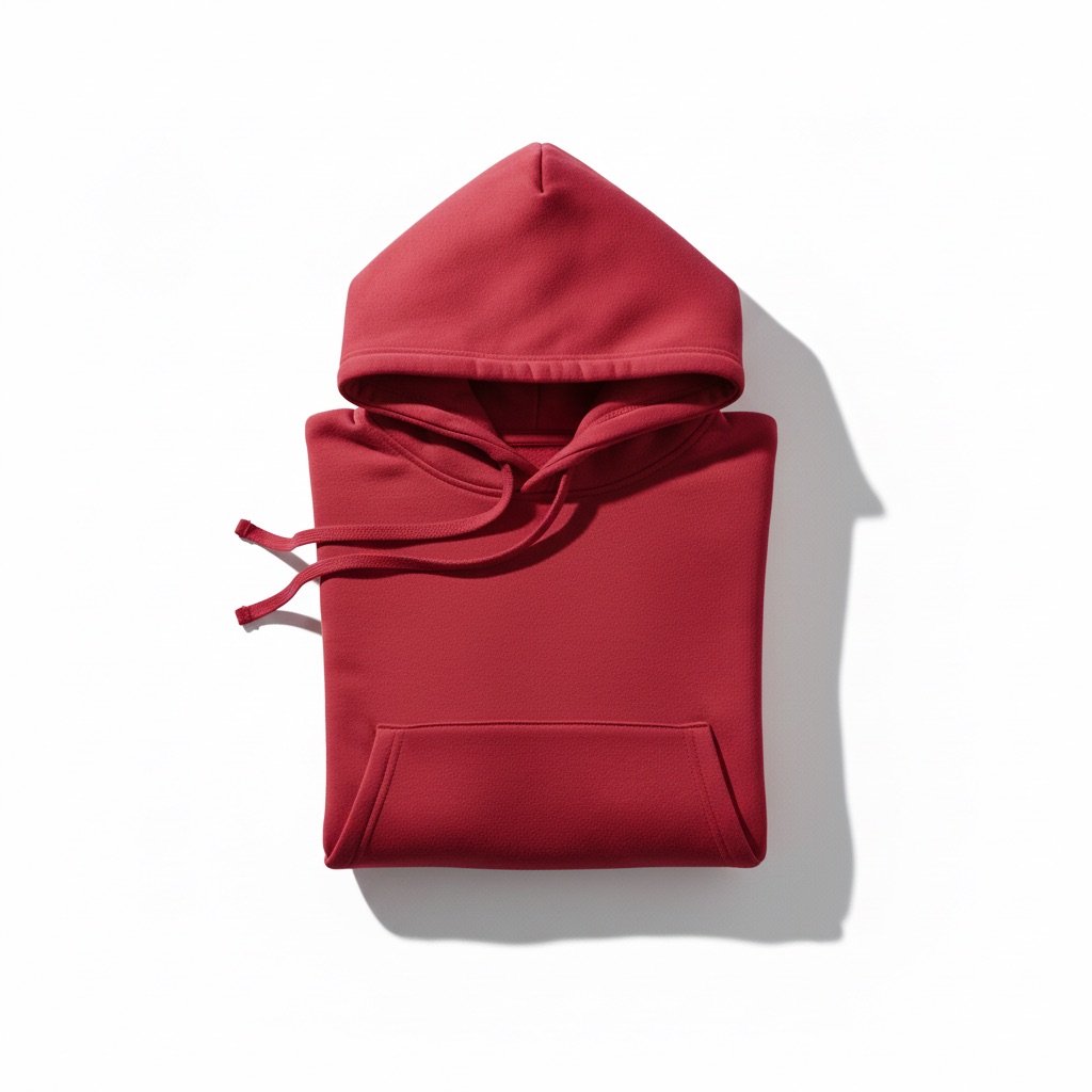 Rojo Oversize Sudadera